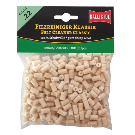 Ballistol feltrini Classic cal. 22 LR 300 pezzi | pulizia e manutenzione canna armi | Perugia | PUNTOZERO