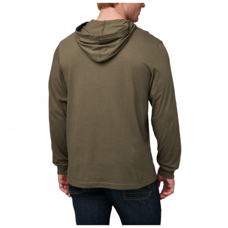 5.11 Tactical Hooded Long Sleeve Tee (76165) | felpa | estate | ITA | Perugia | PUNTOZERO