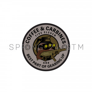 5.11 Tactical Coffee & Carbines Patch (92499AAT) - Italia - Perugia - PUNTOZERO - logo 5.11