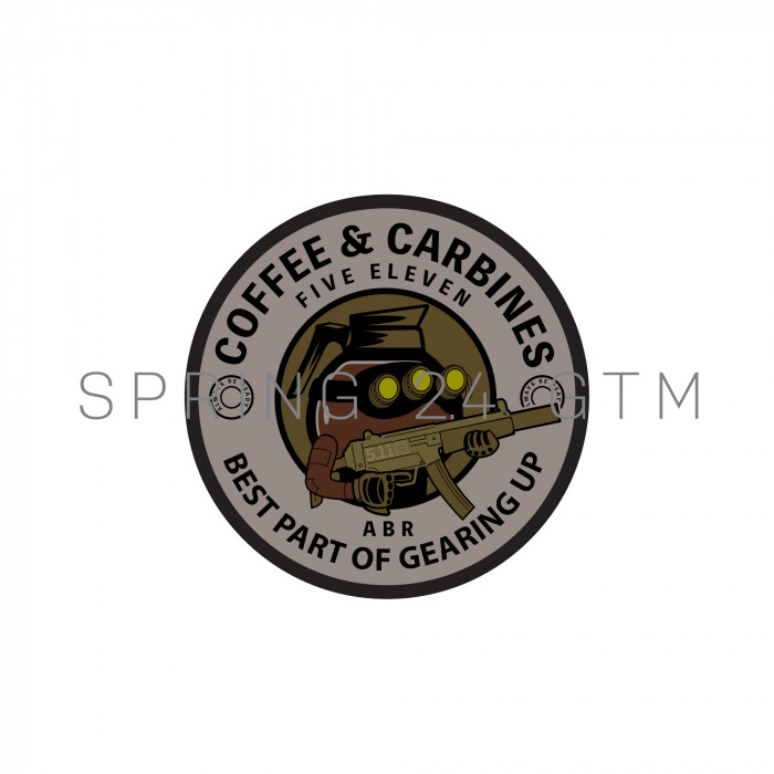 5.11 Tactical Coffee & Carbines Patch (92499AAT) - Italia - Perugia - PUNTOZERO - logo 5.11
