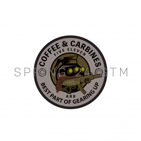 5.11 Tactical Coffee & Carbines Patch (92499AAT) - Italia - Perugia - PUNTOZERO - logo 5.11