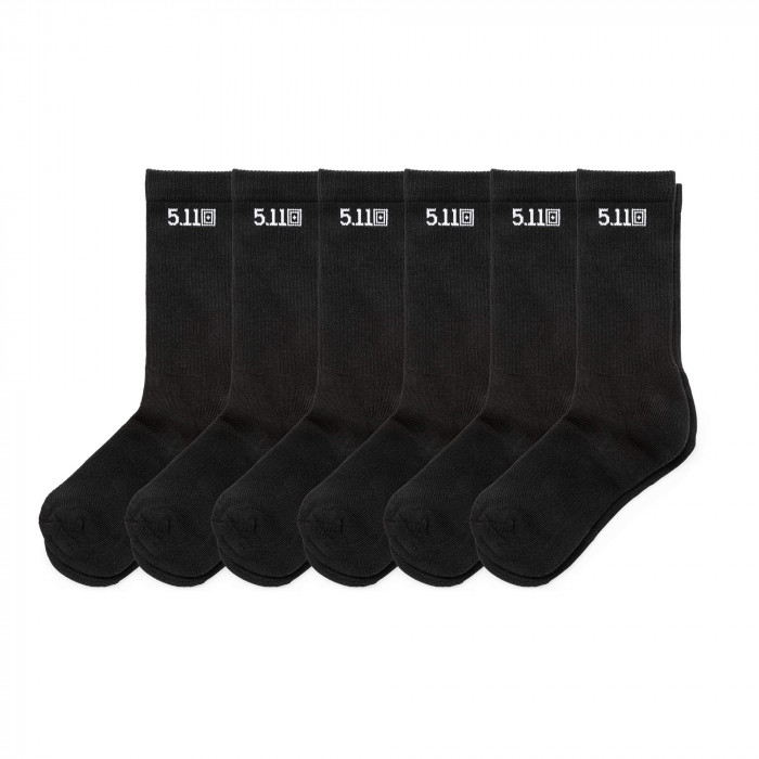 Calze 5.11 Tactical Duty Ready Crew, confezione da 6 paia. Perugia PuntoZero