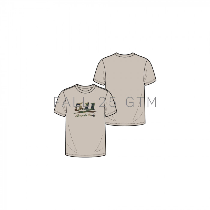 5.11 Tactical T-SHIRT Woodland Moto Logo Tee (76166AKK) | maglietta | Perugia | Italia | PUNTOZERO