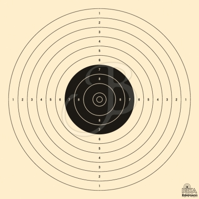 Edelmann 2000N bersagli pistola 17x17 (250 pz) | 630942 | poligono | sagoma | bersaglio