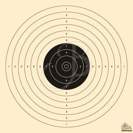 Edelmann 2000N bersagli pistola 17x17 (250 pz) | 630942 | poligono | sagoma | bersaglio