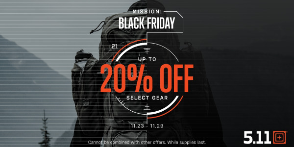 Black Friday 2021 5.11 Tactical